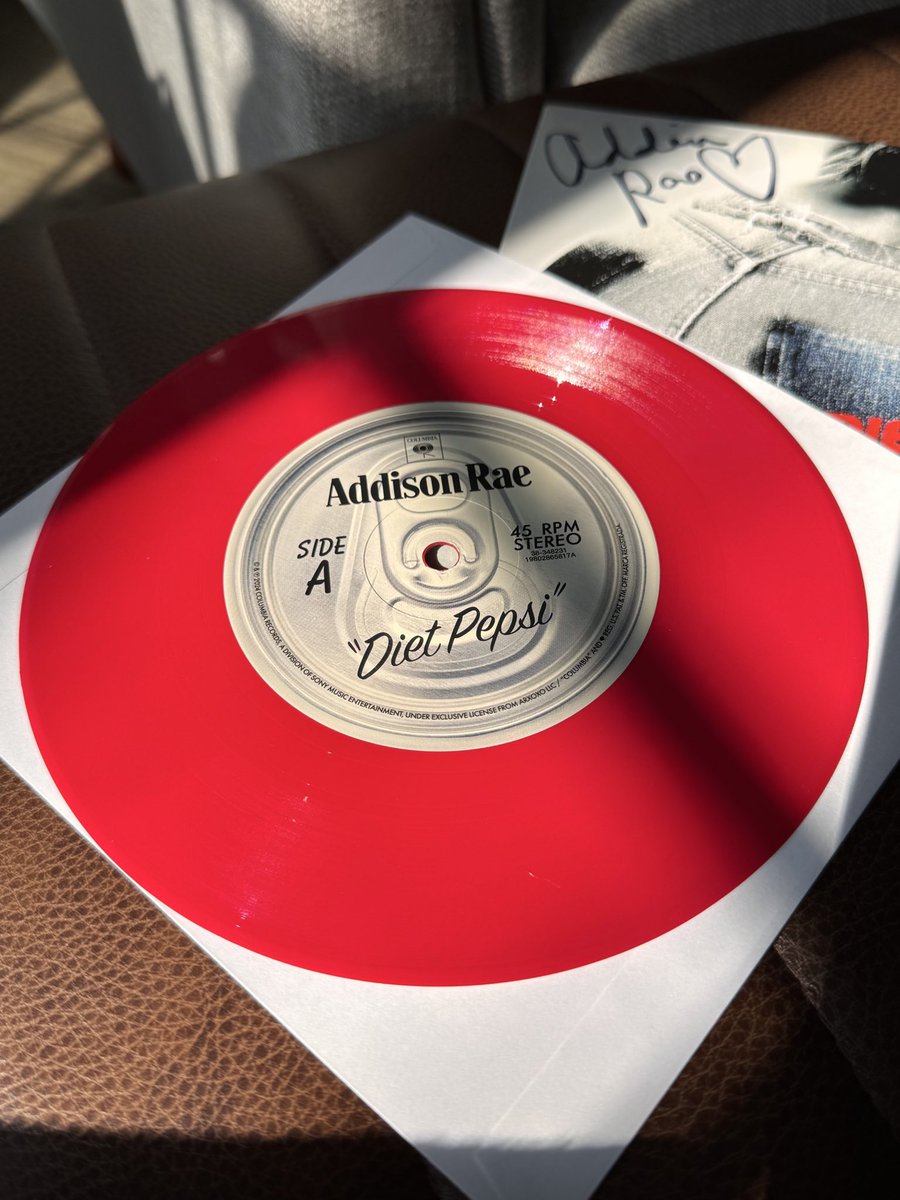 FIRST LOOK Addison Rae - Diet Pepsi • Signed Red 7