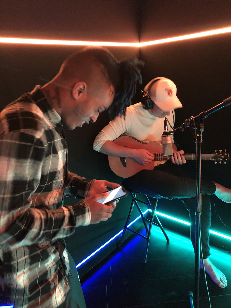 snownscattered's tweet photo. XXXTentacion and in the process of recording his track “Ex Bitch” 7 years ago today https://t.co/y039XHDmJR