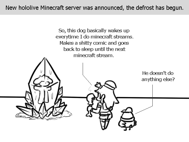 Leo3oooX's tweet photo. Did someone say new hololive minecraft server?👀

#kfp #kfpmemes #kfpcomics https://t.co/2XXSeAMdJF