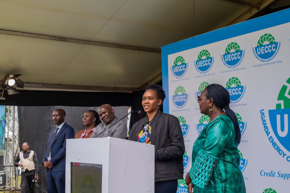 PNyamutoro's tweet photo. Today the Ministry of Energy and Mineral Development together with it's partner Uganda Energy Capitalisation Company (UECCC), we launched the ground breaking of Orio Mini Hydro Power Project. 
A big boost to electrifying Mitooma District and connectivity of power distribution across the Western region. 
Congratulations  RT.Hon @Thomas_Tayebwa and thank you for graciously hosting us.
