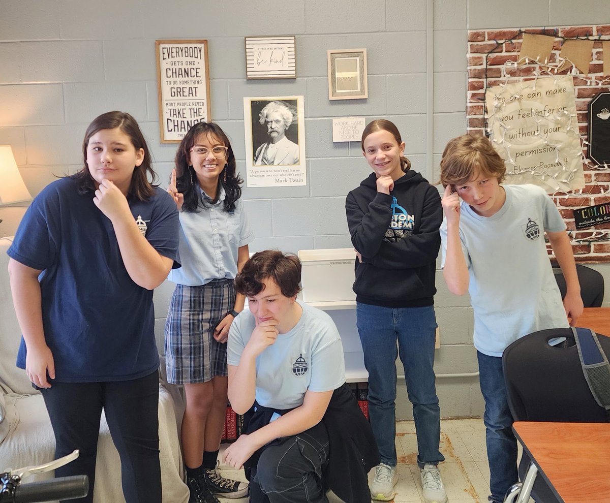 amandau27's tweet photo. Our Barton Middle School Scholars’ Bowl team competed today winning 5 of 6 games and earning a bid to STATE! Way to go, Barton Scholars! 
#bartonexplorers #undertheBartondome @BartonAcademy https://t.co/Os0bahE47z