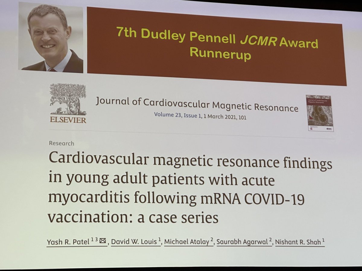 Bruno Lima (@brunolimamdphd) on Twitter photo At #SCMR2025 closing ceremony and very happy for <a href="/nishantshahmd/">Nishant R. Shah, MD MPH</a> from <a href="/BrownCardiology/">Brown Cardiology Fellowship</a> who was the runner up7th Dudley Pennel #JCMR Award for an important work on imaging young patients with Covid19 At #SCMR2025 closing ceremony and very happy for <a href="/nishantshahmd/">Nishant R. Shah, MD MPH</a> from <a href="/BrownCardiology/">Brown Cardiology Fellowship</a> who was the runner up7th Dudley Pennel #JCMR Award for an important work on imaging young patients with Covid19