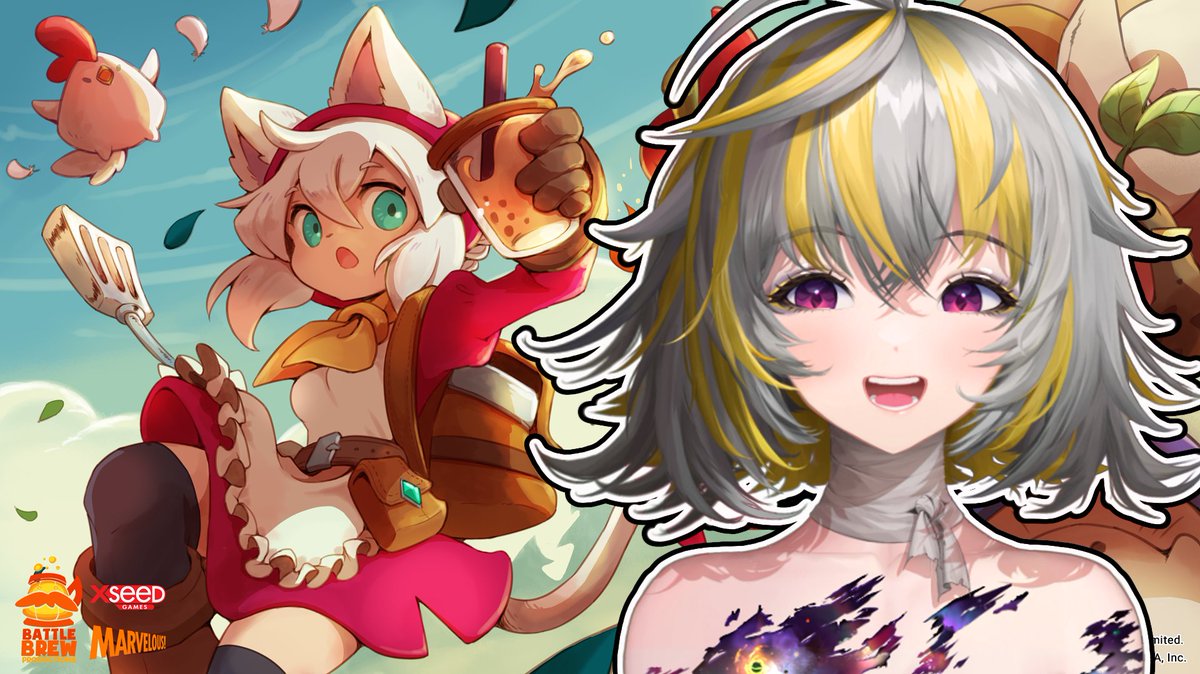 Sunny 🌌🦎 〘 ☁️ 〙 (@sunnysplosion) on Twitter photo Hey everyone! Guess what? 👀
💫I'm excited to announce that Im sponsored by a game I already LOVE, <a href="/cuisineer/">Pom @ Cuisineer</a>! 🍳👩🍳
🥰I was so excited when they reached out. I'm probably just going to play all night!
I hope you'll join me on Twitch in about an hour!
🕐 1 pm PST!
🕓 4 pm EST! Hey everyone! Guess what? 👀
💫I'm excited to announce that Im sponsored by a game I already LOVE, <a href="/cuisineer/">Pom @ Cuisineer</a>! 🍳👩🍳
🥰I was so excited when they reached out. I'm probably just going to play all night!
I hope you'll join me on Twitch in about an hour!
🕐 1 pm PST!
🕓 4 pm EST!