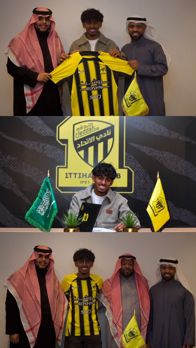 EnvisionSea's tweet photo. بحمدلله وتوفيقه تم توقيع عقد الكابتن عبدالعزيز عسيري لنادي #الاتحاد كل التوفيق للكابتن 
مع كتيبة النمور ونشكر إدارة النادي على حرصها بإتمام إجراءات التعاقد 🖤💛
@a9994z https://t.co/LrCueL0cnC