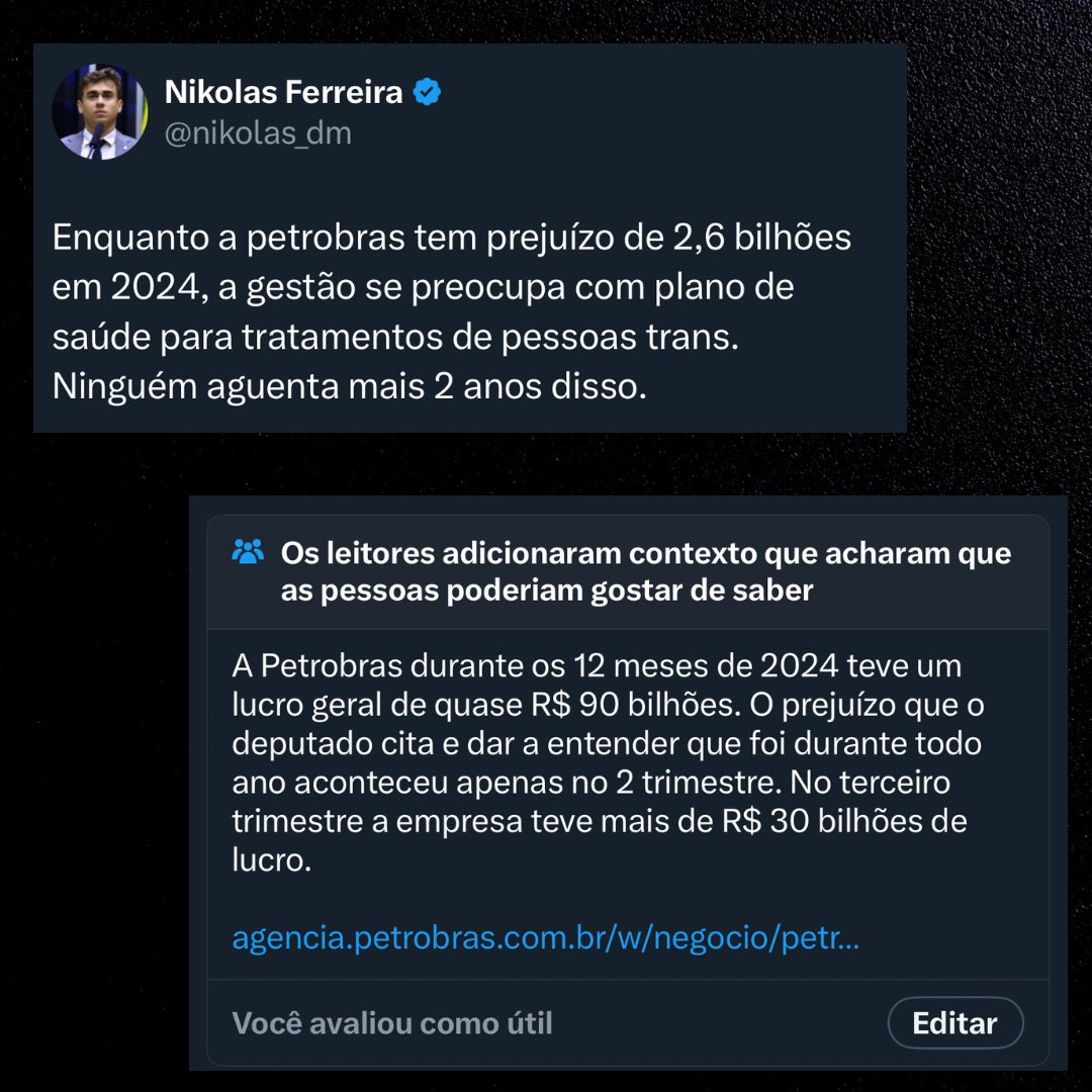 PedroRonchi2's tweet photo. Sem fakes o bolsonarismo morre. Por isso, mesmo condenado, ele continua postando fakes. https://t.co/lj5wrrK6dR