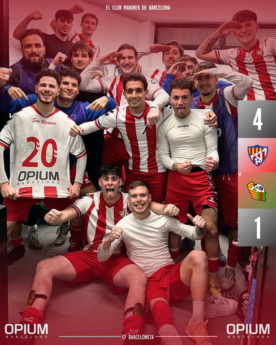 CF Barceloneta โ (@sommariners) on Twitter photo ๐๐โ๐๐ ๐๐๐๐โ๐
El ๐ท๐๐๐๐๐ ๐ฌ๐๐๐๐ ๐ด๐๐๐๐๐๐ฬ es retroba amb la victรฒria al temple โ3๏ธโฃ i es mantรฉ en posicions de play-off.
๐๐ UD Gornal (4-1)
โฝโฝ Isma
โฝ Dani, Nรฉstor
Seguim endavant, mariners! โ
#SomMariners ๐ดโช #Barceloneta #2cat3 ๐๐โ๐๐ ๐๐๐๐โ๐
El ๐ท๐๐๐๐๐ ๐ฌ๐๐๐๐ ๐ด๐๐๐๐๐๐ฬ es retroba amb la victรฒria al temple โ3๏ธโฃ i es mantรฉ en posicions de play-off.
๐๐ UD Gornal (4-1)
โฝโฝ Isma
โฝ Dani, Nรฉstor
Seguim endavant, mariners! โ
#SomMariners ๐ดโช #Barceloneta #2cat3