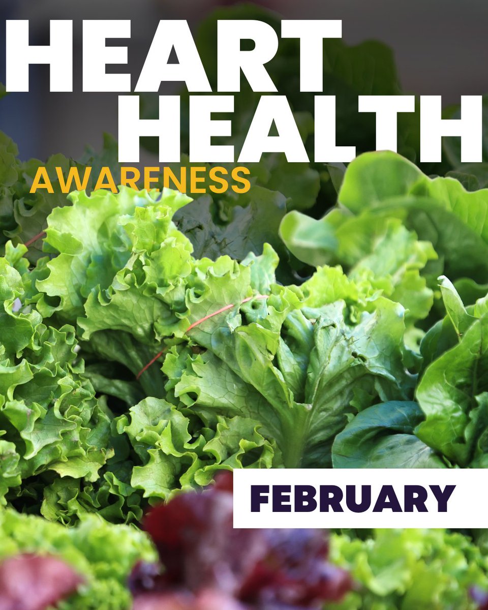 February is Heart Health Awareness Month! 💚 Give your heart some love with leafy greens like romaine lettuce, spinach, and kale. 🥬  Fresh, healthy, and heart-happy! 🌱