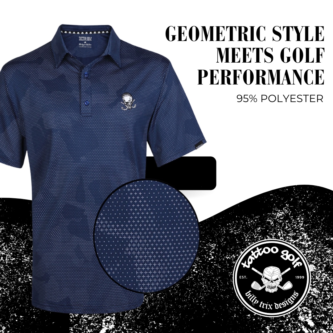 Style and performance have never come together like they do in the Rogue Cool-Stretch Golf Shirt. Featuring bold geometric graphics and the iconic skull &amp; clubs emblem, this shirt is built for golfers who aren’t afraid to stand out.  🏌🏼‍♂️

Thanks to its Cool-Stretch technol...