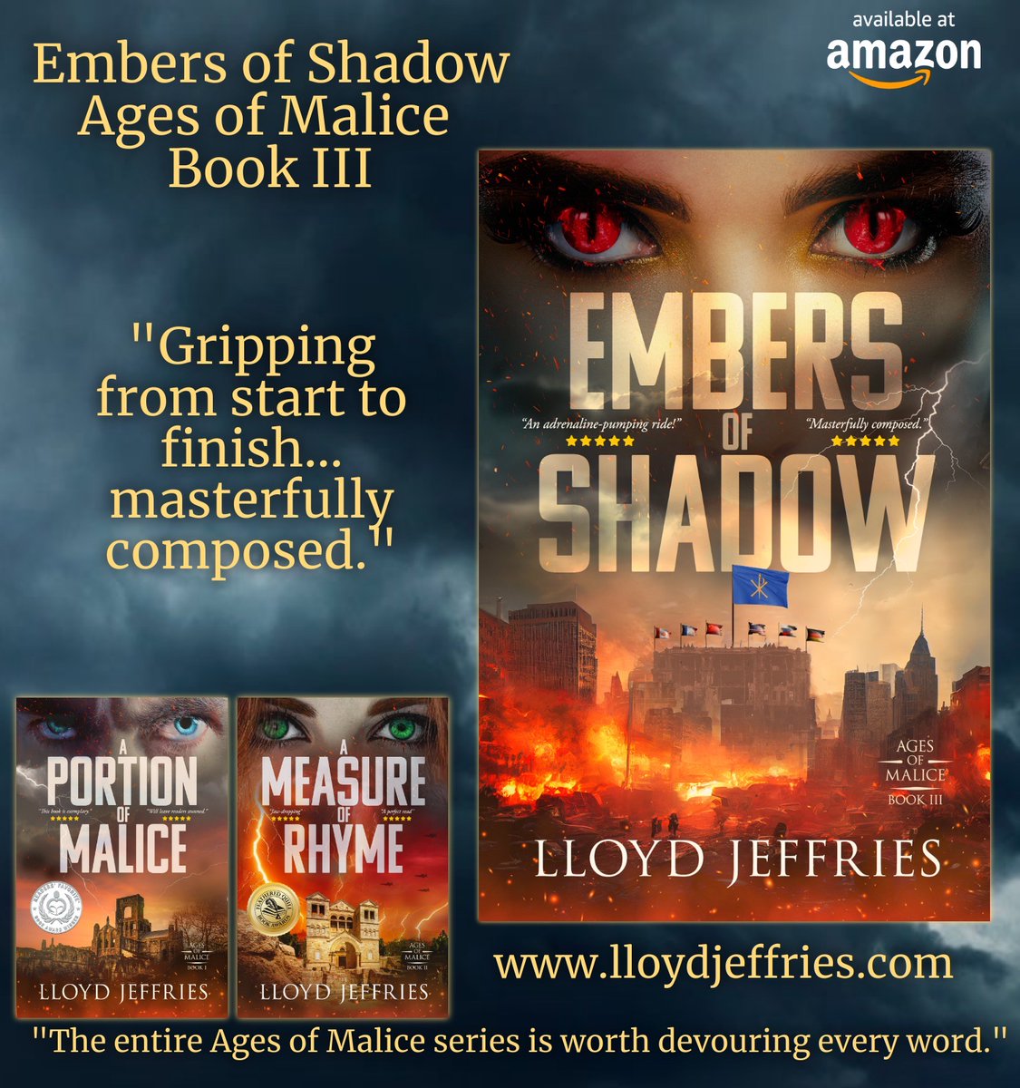 LloydJeffries2's tweet photo. "The author’s vivid and compelling prose draws the reader into a world where ancient prophecies and modern dilemmas blend seamlessly, creating a captivating reading experience."
#reader #ilovereading #author
https://t.co/XrQXLe0nJ5 https://t.co/SmoNVktRaF