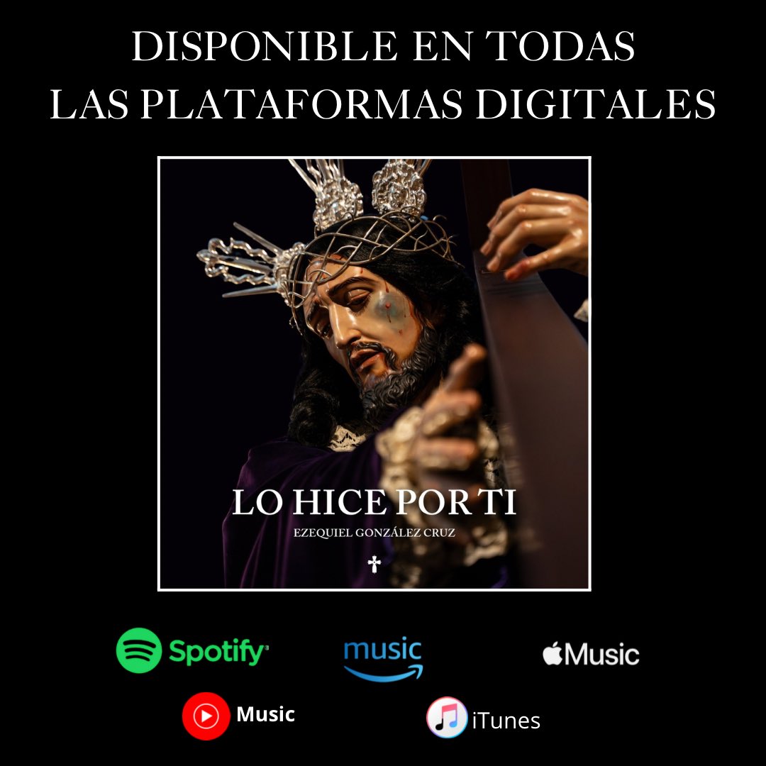 ✨“𝐋𝐨 𝐇𝐢𝐜𝐞 𝐏𝐨𝐫 𝐓𝐢”
✍🏼<a href="/Ezeluc14/">Ezequiel González Cruz🇪🇦</a> 

‼️YA DISPONIBLE EN PLATAFORMAS DIGITALES‼️

open.spotify.com/album/2WWJiqXW…

#somosveracruz 💚