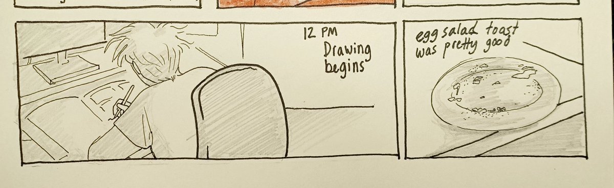 sleeplesscabin's tweet photo. I'm doing #hourlycomicday on https://t.co/yfwoXOyV5Z and 🦋, updating every hour, come check it out! Here are the first few panels: https://t.co/eIxB5ReaWj