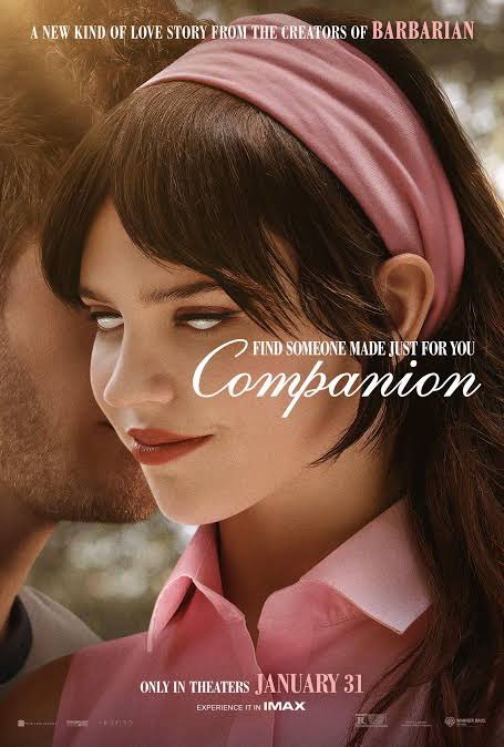 Syed1Anwar's tweet photo. Just watched Companion (2025) – a gripping sci-fi thriller! Humanoid robots, a murder mystery, and AI evolving beyond humans. Brilliant storytelling, stunning direction, and top-notch performances. A must-watch for sci-fi lovers!

#CompanionMovie #SciFiThriller #AIvsHuman #MustWa https://t.co/v3OH3Wg5wC