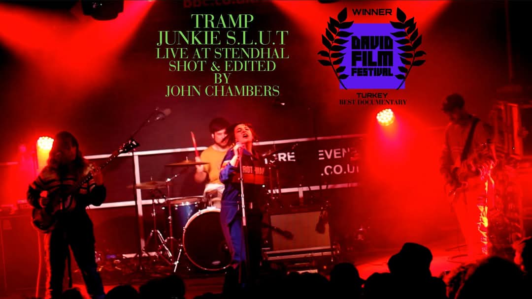 Delighted to announce the seventh film showing at FILM DEVOUR #36

JUNKIE S.L.U.T by TRAMP  (Live at Stendhal)
Directed By John W. Chambers

#devour36 25/02/2025 Black Box
Tickets available ticketsource.co.uk/filmdevour