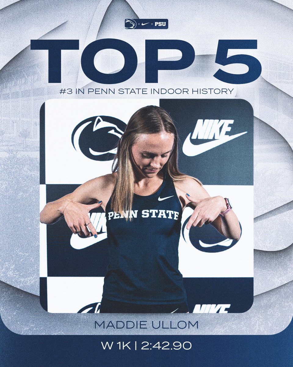 W 1K

Maddie Ullom runs the third-fastest 1K in school history!

🥈| 2:42.90 PR | Ullom

#WeAre | #PSUTF