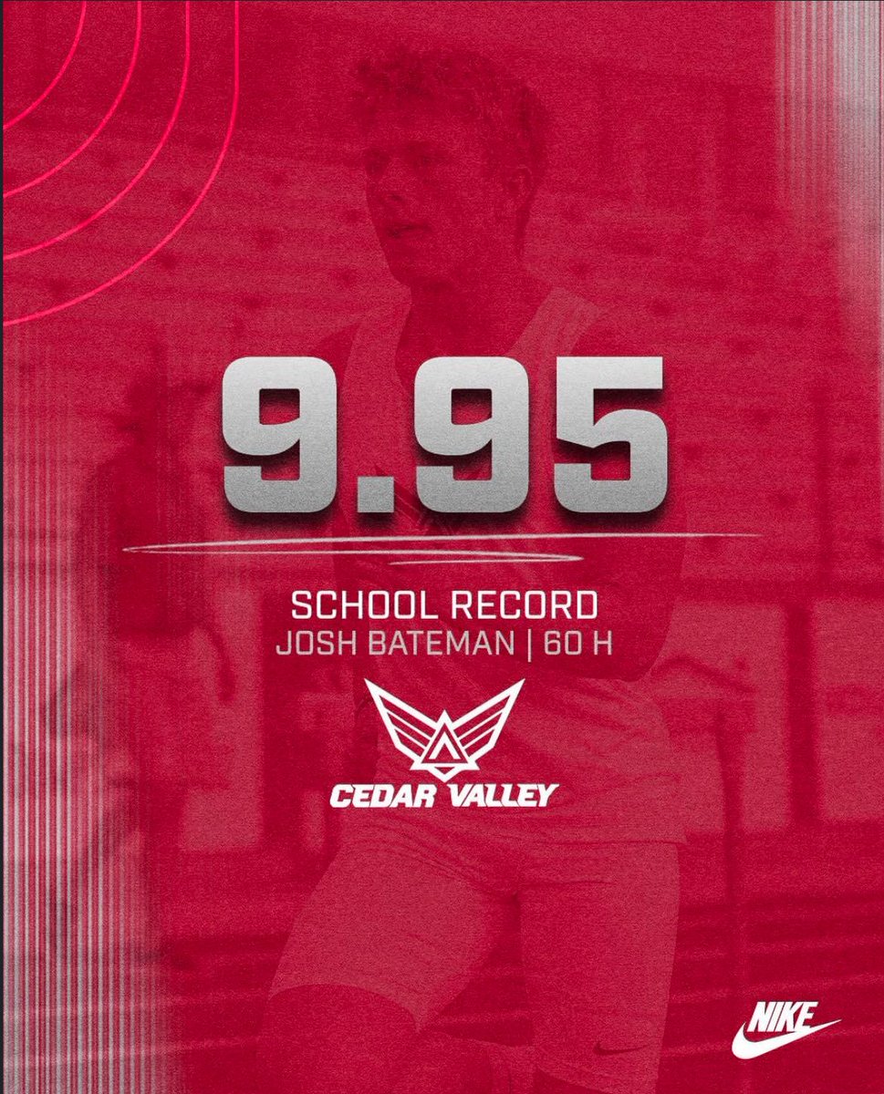 Back at it and broke my own record. 2nd meet of the year can’t wait for the rest.
<a href="/CedarValleyTF/">Cedar Valley High School Track & Field</a> <a href="/RBcoachChev/">Coach Chev</a>