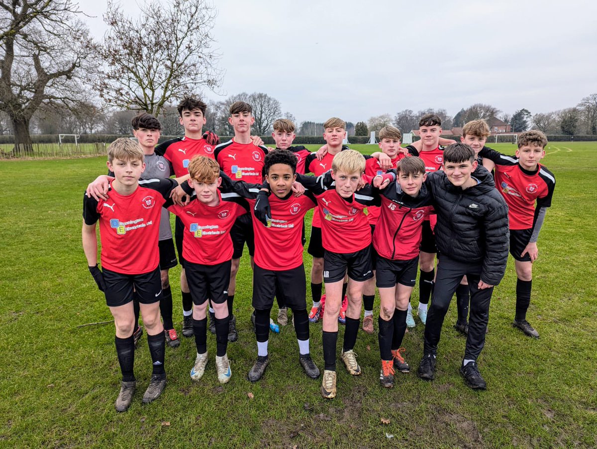 York 2-3 Liverpool (after extra time) 

It was heartbreak for York U14 today losing by the narrowest of margins to Liverpool in the ESFA cup 1/4 final. York did themselves and the city proud. Heads up lads. 🔴⚫️