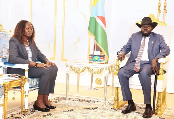 HE President Salva Kiir and Hon Awut Deng Acuil, the Minister of General Education and Instruction discussed ways to boost the country's education sector. The minister briefed the president on the progress and challenges facing the sector and outlined progress of activities.