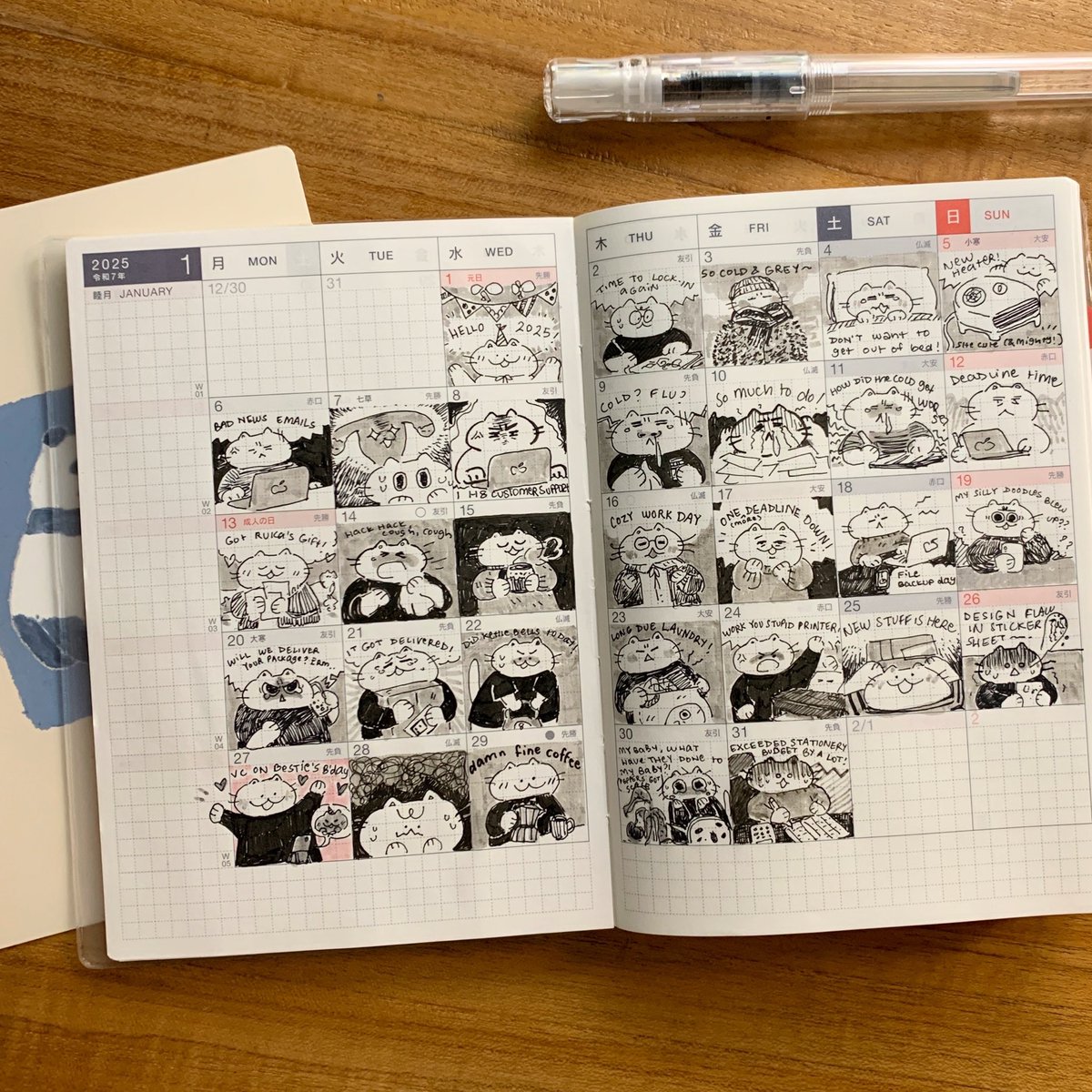 2025 so far in doodles 🥲💛