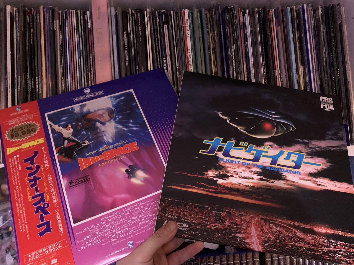 PassThePlunger_'s tweet photo. Playing’ in the #LaserDiscLounge tonight.
Flight of the navigator & Inner Space https://t.co/4Q7GFGGQwD