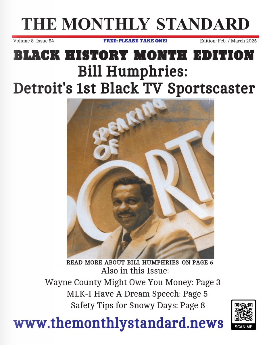 To check out the Black History Month Edition please click on:
themonthlystandard.news