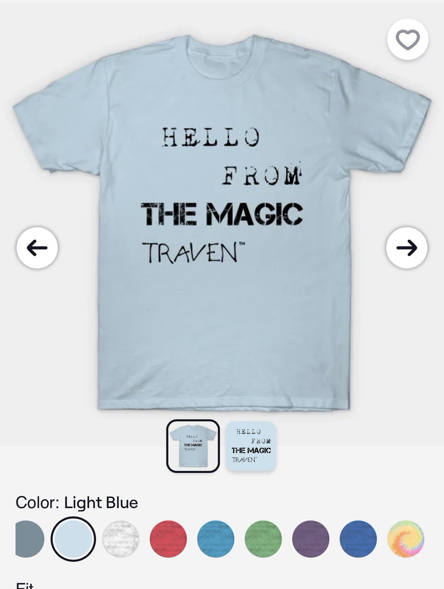 We did it! We’re selling OUR version of the weird bootleg @magictavern  shirt we found (with typo!). In lots of colors. Buy it here: teepublic.com/t-shirt/716537…