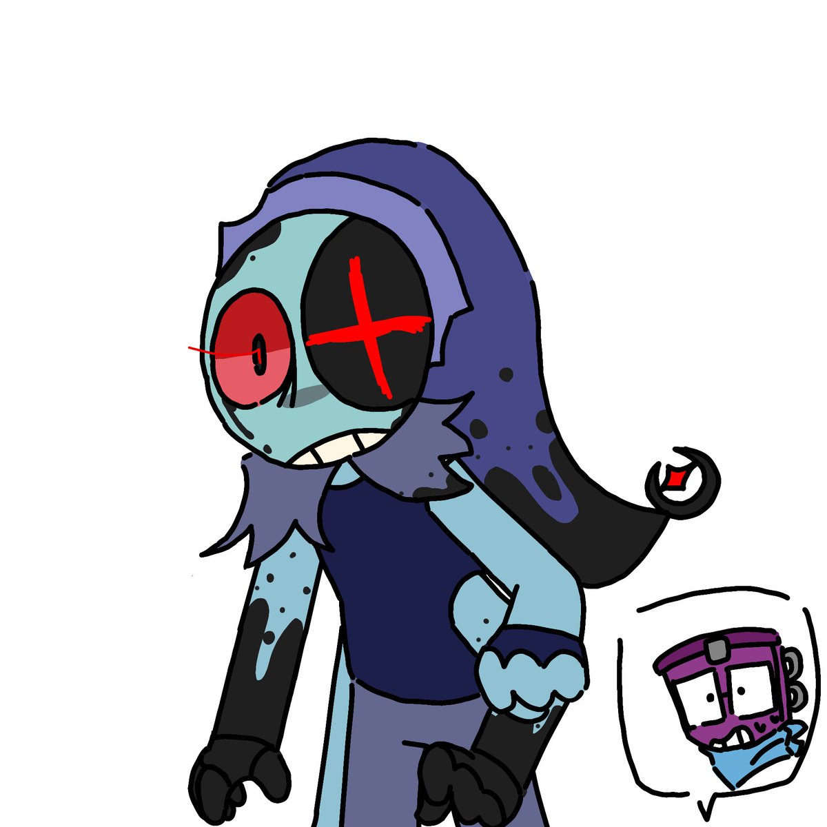 Drops this w.i.p here and leaves for another month #dandysworldart