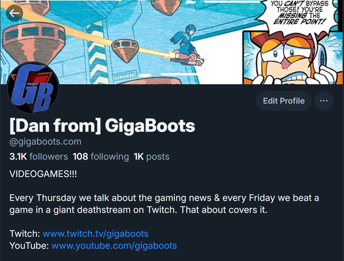 You can find us at gigaboots dawt com as always! Even on other sites that let you have that handle!