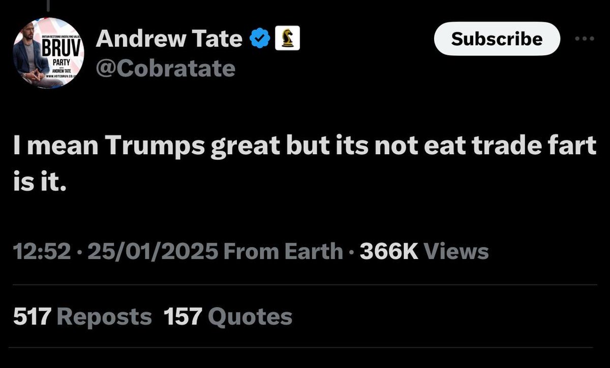 <a href="/3orovik/">borovik.sol</a> who needs $trump when you have $ETF , right <a href="/Cobratate/">Andrew Tate</a>  ?

<a href="/EatTradeFart/">Eat, Trade, Fart 💨</a> 

8cVZCdP973kupdt1TktpD4jq3k7Jpr3FiaBAxN5Kpump