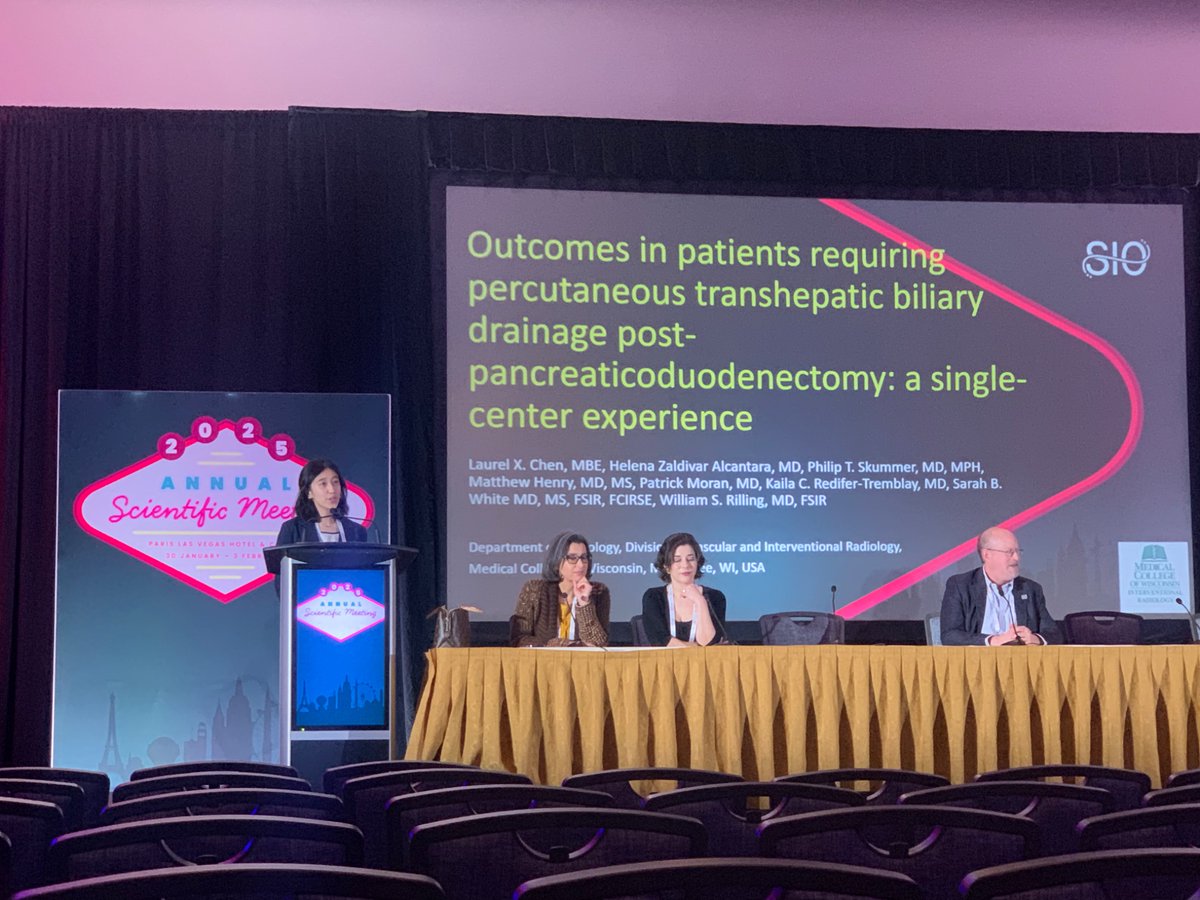 mjdhenry's tweet photo. Medical student @MedicalCollege  Laurel crushes her presentation @SIO_Central on our experience with percutaneous biliary drainage following Whipples @MCW_VIR https://t.co/8TAY28nfDd