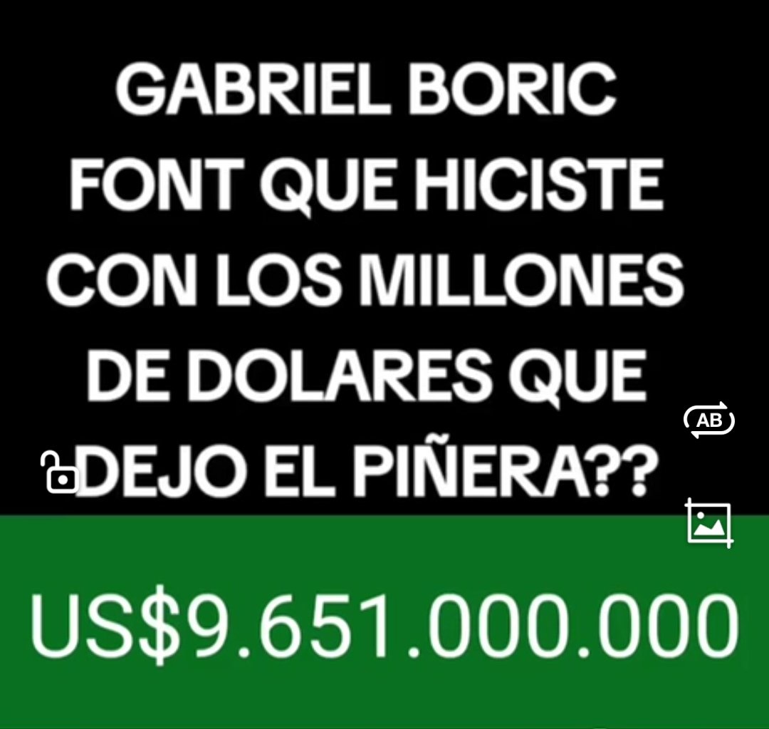 Gabriel Boric Font, podría decirnos que hizo con los nueve mil seiscientos cincuenta y un  millones de dólares que dejó Piñera.