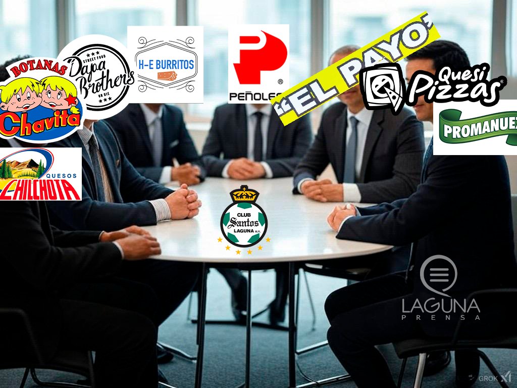lagunaprensa's tweet photo. Reunión de empresarios para comprar a @ClubSantos y llevarlo de nuevo a la gloria
#Santos #ClubSantos #SantosLaguna #PrimeroGuerrero #Chilchota #Chavita #PapaBrothers #HEBurritos #Peñoles #ElPayo #QuesiPizzas #Promanuez #Meme #Memes #Risa #Deportes #LagunaPrensa https://t.co/NIkRG88Nm0