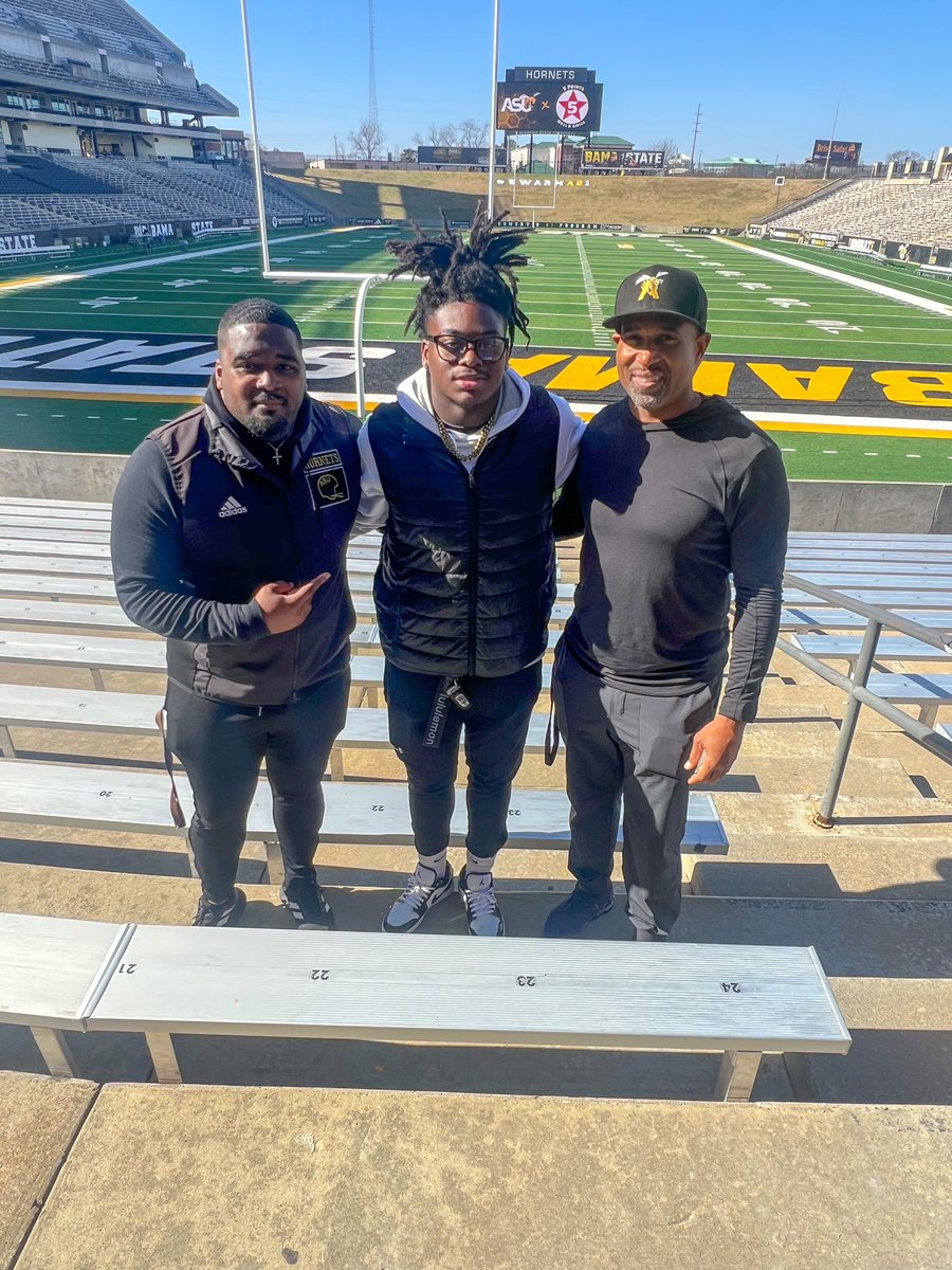 Bravis Cave Jr ⭐️ (@braviscavejr) on Twitter photo #AGTG I am beyond blessed to say after a great visit I have received an offer from Alabama State University! #jeremiah2911 <a href="/BamaStateFB/">Alabama State Football</a> <a href="/Coach_Jlew/">Coach Juwan Lewis</a> <a href="/erob50/">Coach Eddie Robinson Jr.</a> <a href="/MoodyFBall/">Moody Football</a> <a href="/jakeganus/">Jake Ganus</a> <a href="/matthew_reese58/">Matthew Reese</a> <a href="/coacheastham_15/">Logan Eastham</a> #AGTG I am beyond blessed to say after a great visit I have received an offer from Alabama State University! #jeremiah2911 <a href="/BamaStateFB/">Alabama State Football</a> <a href="/Coach_Jlew/">Coach Juwan Lewis</a> <a href="/erob50/">Coach Eddie Robinson Jr.</a> <a href="/MoodyFBall/">Moody Football</a> <a href="/jakeganus/">Jake Ganus</a> <a href="/matthew_reese58/">Matthew Reese</a> <a href="/coacheastham_15/">Logan Eastham</a>