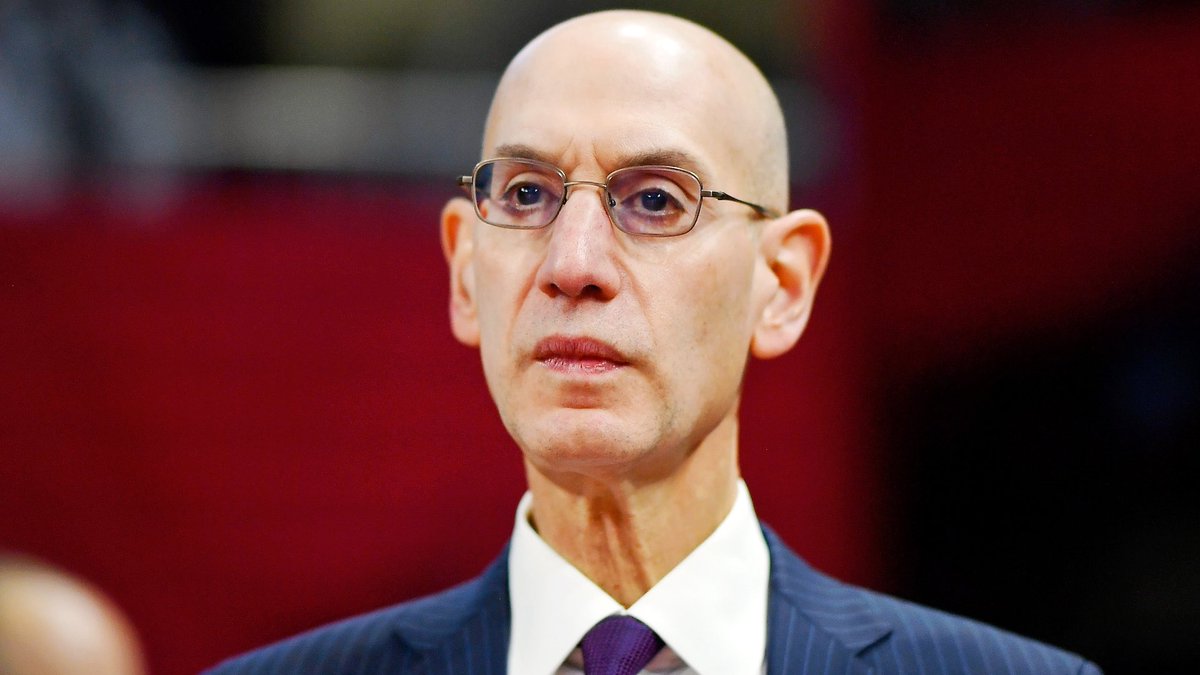 FaxNewsNow's tweet photo. The NBA looks to be heading in a new direction as Adam Silver pleads: “We need to limit players from making out on the court.” https://t.co/Sh34Iujl8x