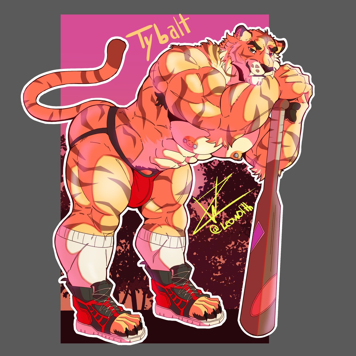 leowofth's tweet photo. Sometimes walking around the island is not enough for an athlete of his size. 🍑🔥
who could be next? 👀

#Tybalt #AnimalCrossingNewHorizons #AnimalCrossing #furryarts https://t.co/ZD5tLBibcF