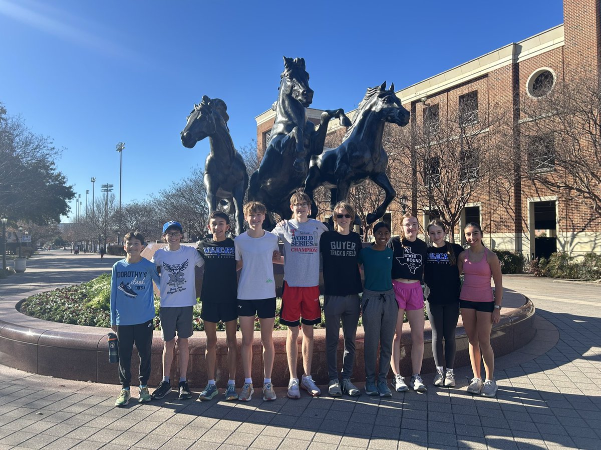 Field trip to SMU for our Long Run at Katy Trail! Proud of this groups Commitment and Consistency! #RunninSouthside #Run4Dylan