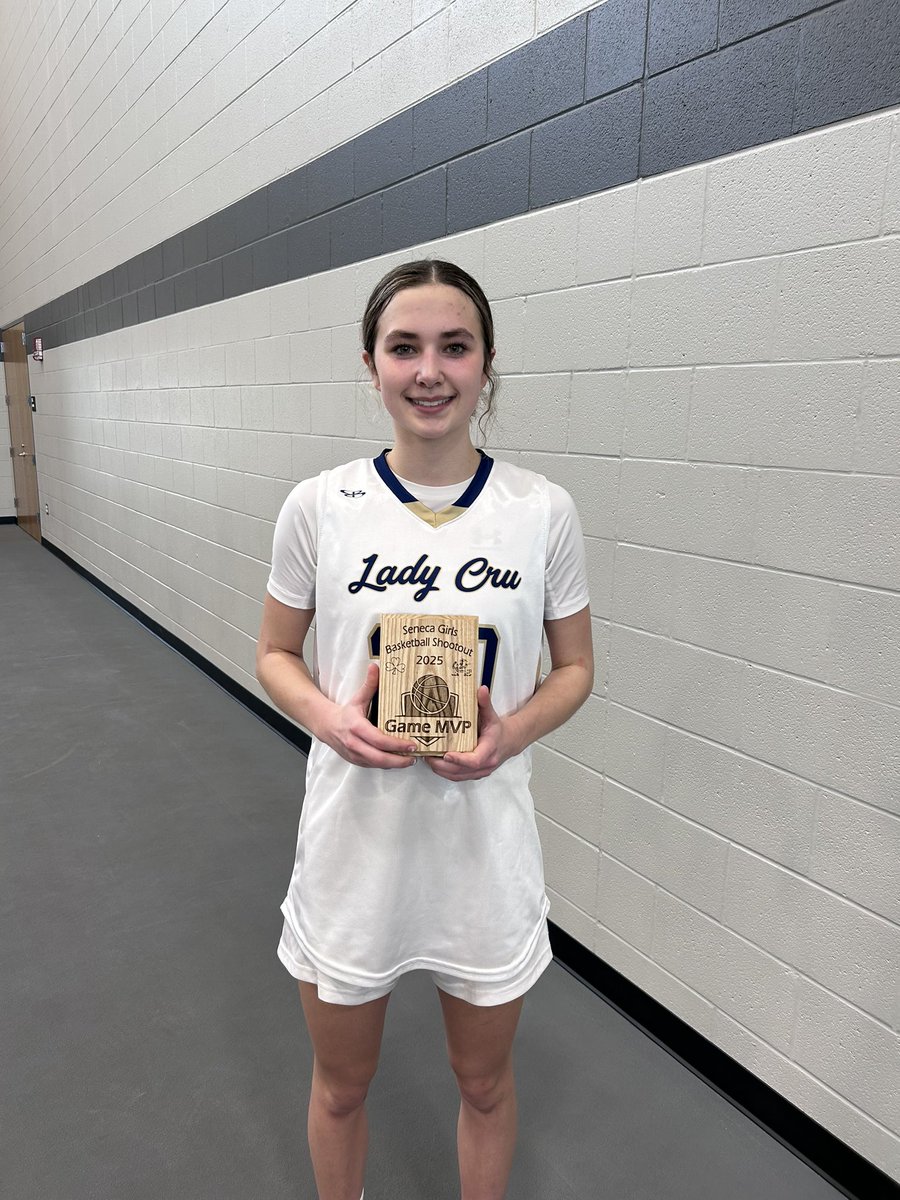 Congrats to Kaitlyn Davis who was named MVP of the game in today’s win over Coal City.