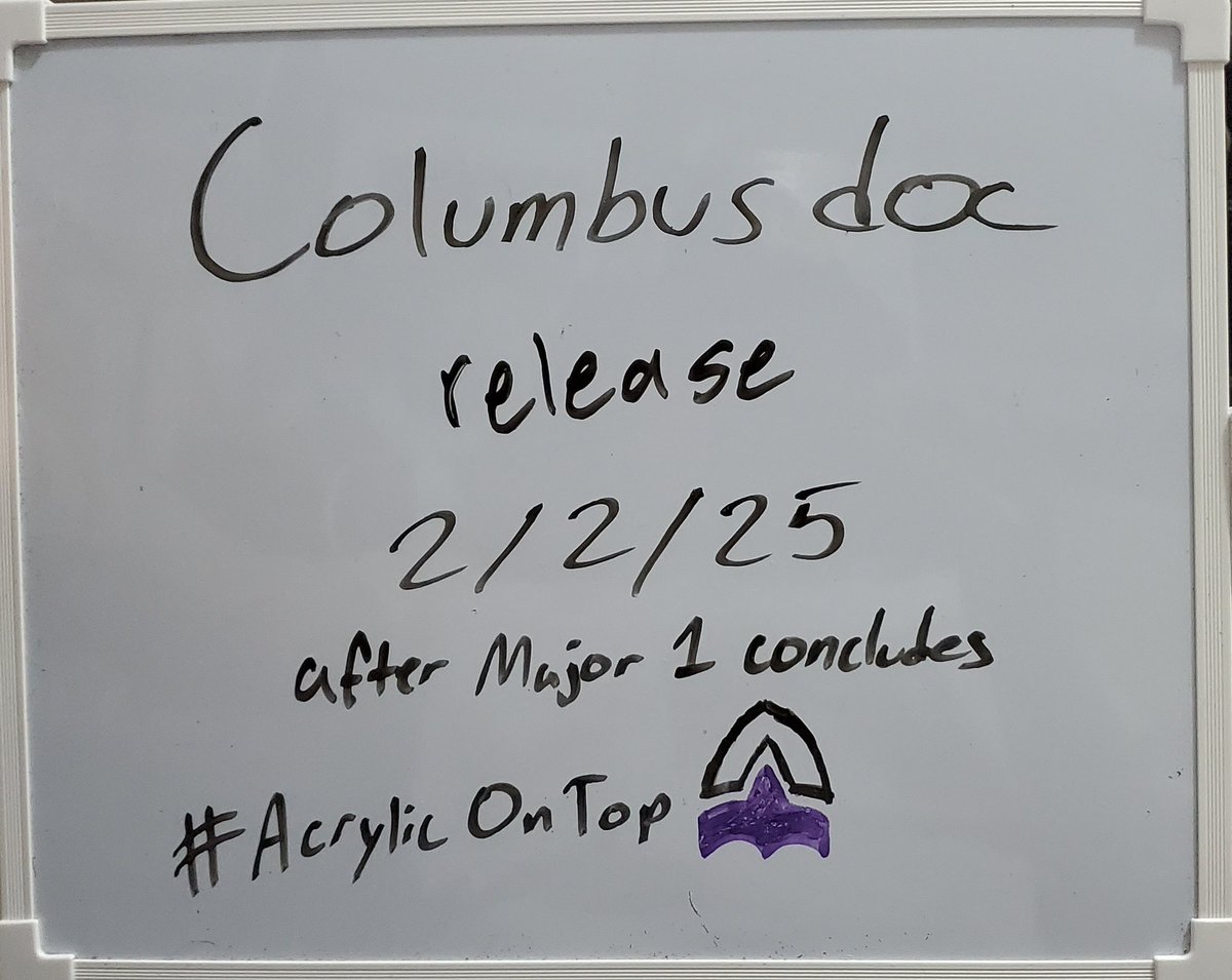 See yall there #AcrylicOnTop