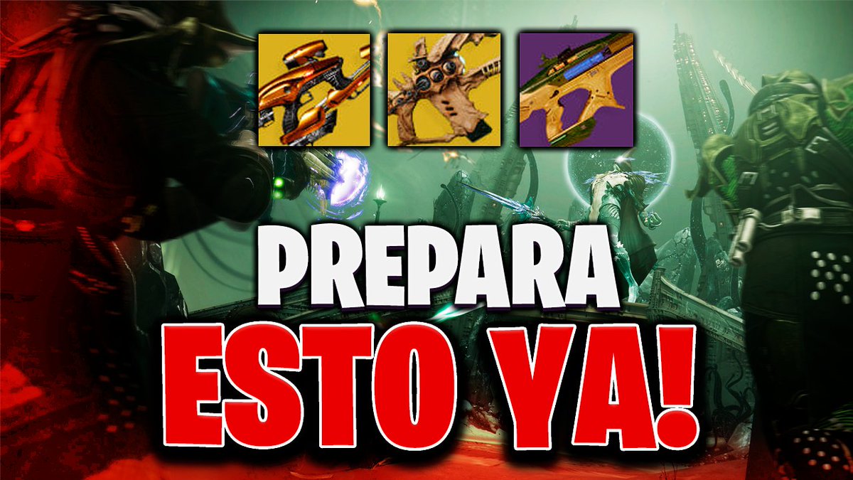 TheDaykyri's tweet photo. NUEVO VÍDEO!

🔥🔥 Prepara estas Armas Exóticas y Leyenda para Herejía! Destiny 2 🔥🔥 https://t.co/5IJNluTmoV