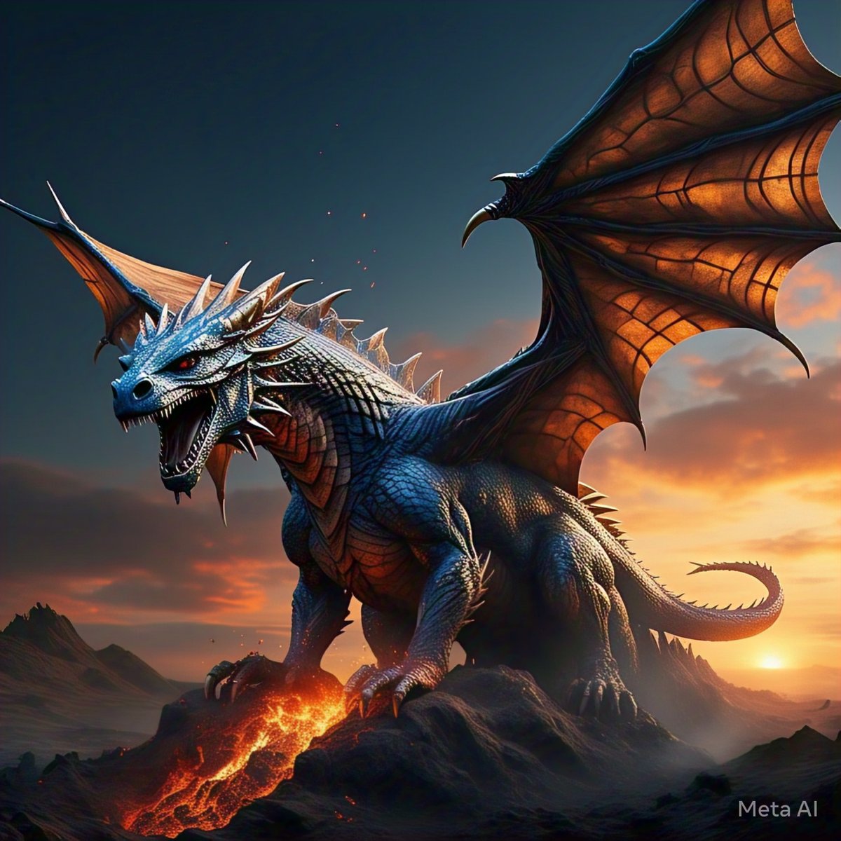 c65db's tweet image. I’m an avid dragon enthusiast, and I’m particularly impressed by the Game of Thrones portrayal of these magnificent creatures. Inspired by this, I decided to describe a dragon in a paragraph. I’ve been using AI generators to bring this description to life.