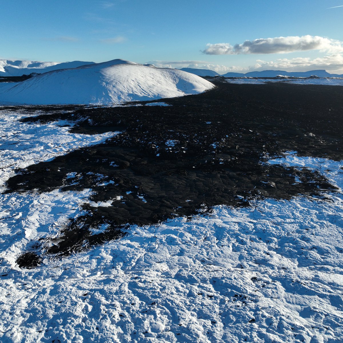 Incredible photos captured by a young pilot on a NatureEye flight over the Reykjanes Peninsula in Iceland. ❄️