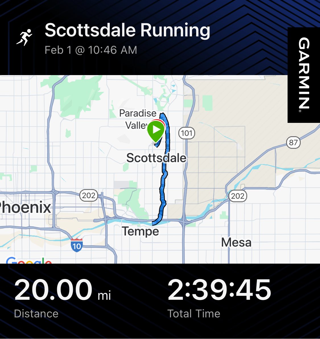 marathoner_RG's tweet photo. Last long π before β¦@austinmarathonβ© in two weeks! #runAZ #marathontraining https://t.co/nptDHazlIG