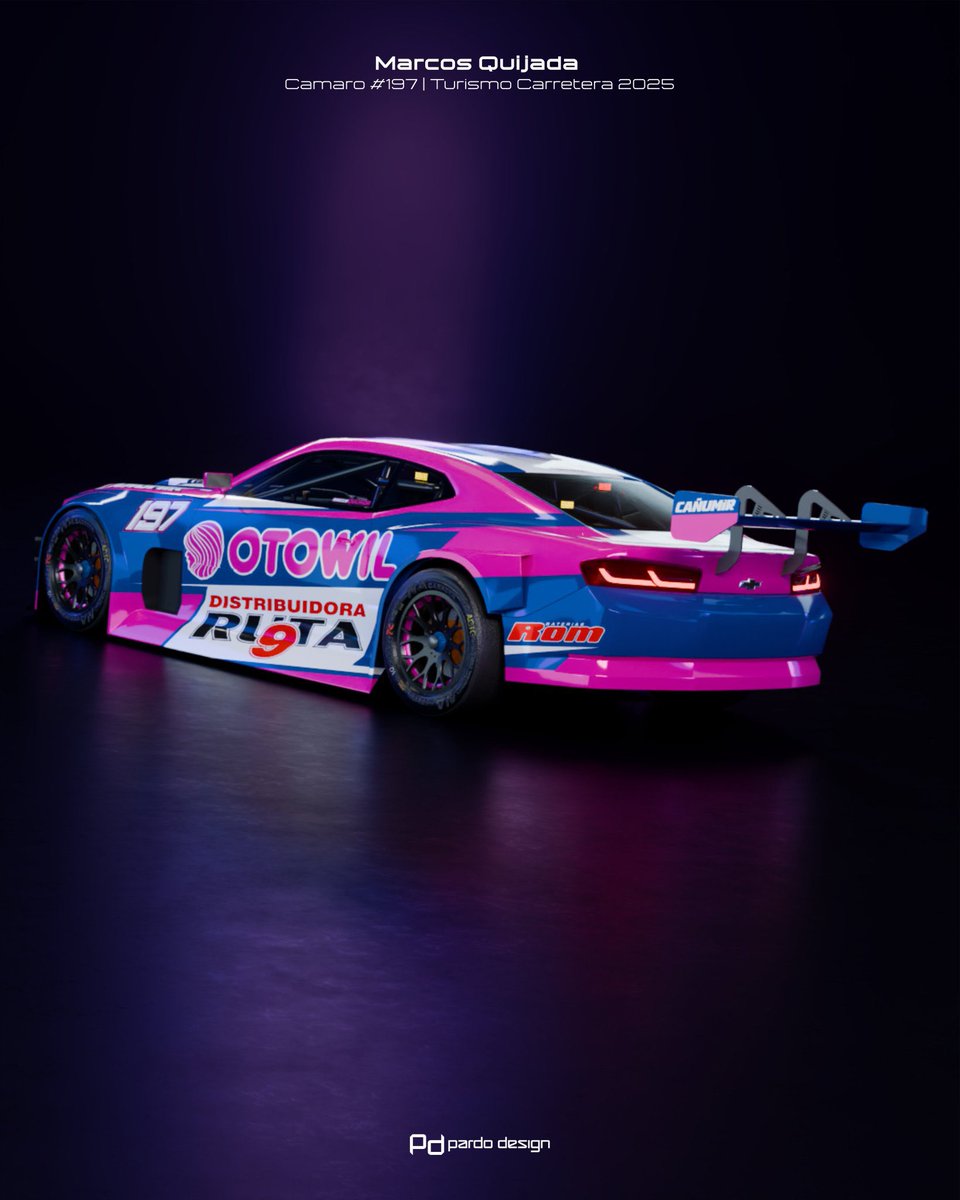 Carburando (@carburandotv) on Twitter photo Marcos Quijada ya tiene todo listo para la temporada 2025 del Turismo Carretera. El piloto de Escobar presentó el diseño realizado por <a href="/pardodesign_/">Pardo Design</a> en el Chevrolet Camaro con el que competirá este año. Marcos Quijada ya tiene todo listo para la temporada 2025 del Turismo Carretera. El piloto de Escobar presentó el diseño realizado por <a href="/pardodesign_/">Pardo Design</a> en el Chevrolet Camaro con el que competirá este año.