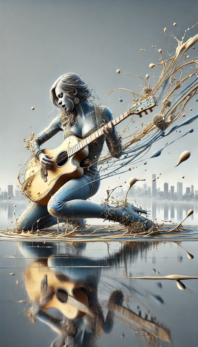 A splashing performance ...
