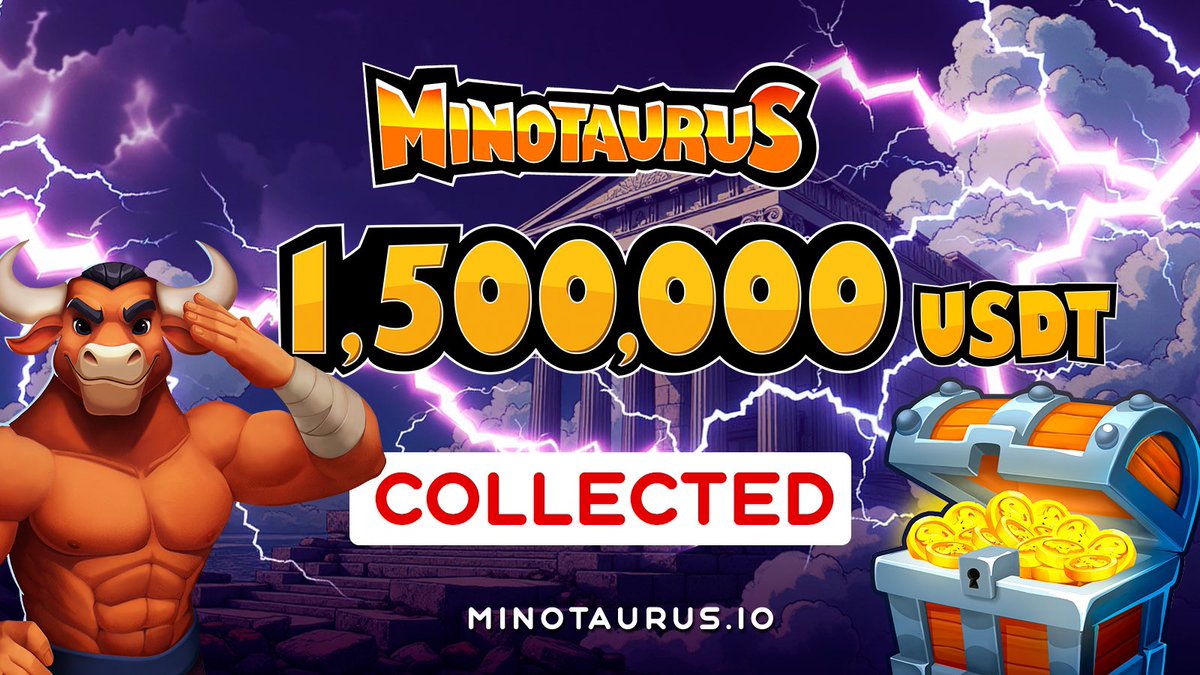 minotaurus_io's tweet image. 💥 Over 1,5M USDT and counting! 

The Minotaurus presale is going wild. Don’t get left behind &amp;gt;&amp;gt;&amp;gt; minotaurus.io/?utm_source=mi…