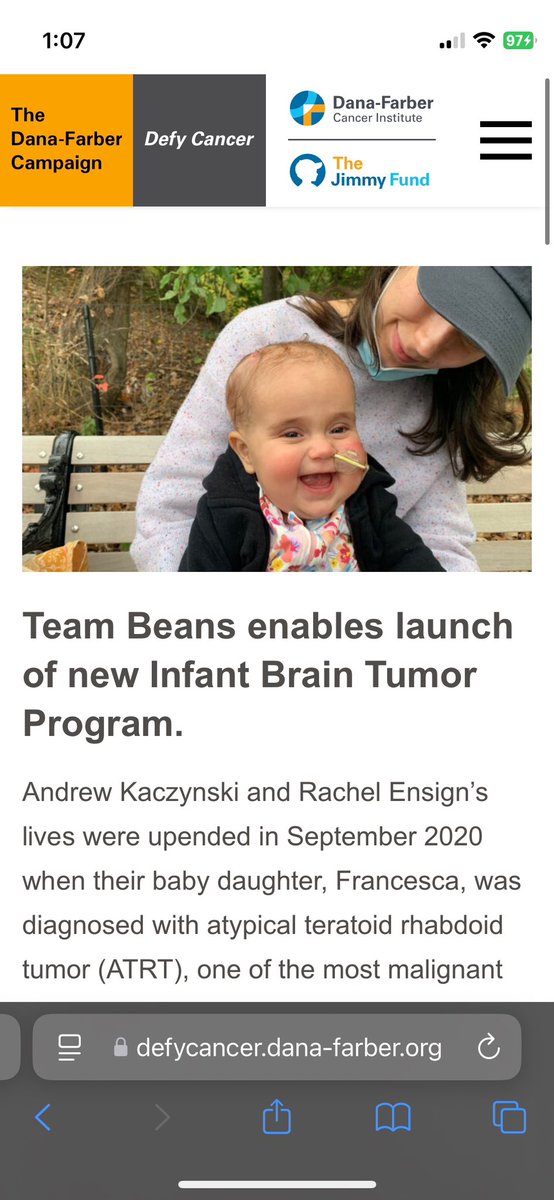Officially retired from being an active #TeamBeans fund-raiser today. Thank you to all who have contributed over $675K to my <a href="/PanMass/">Pan-Mass Challenge</a> campaigns in memory of Francesca “Beans” Kaczynski, who passed away at 9 months old from a rare brain cancer in 2020🎗️profile.wintercycle.org/DP0276