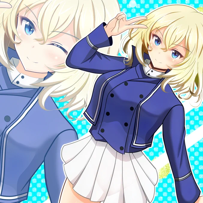 #魅力のある青を見せてください 