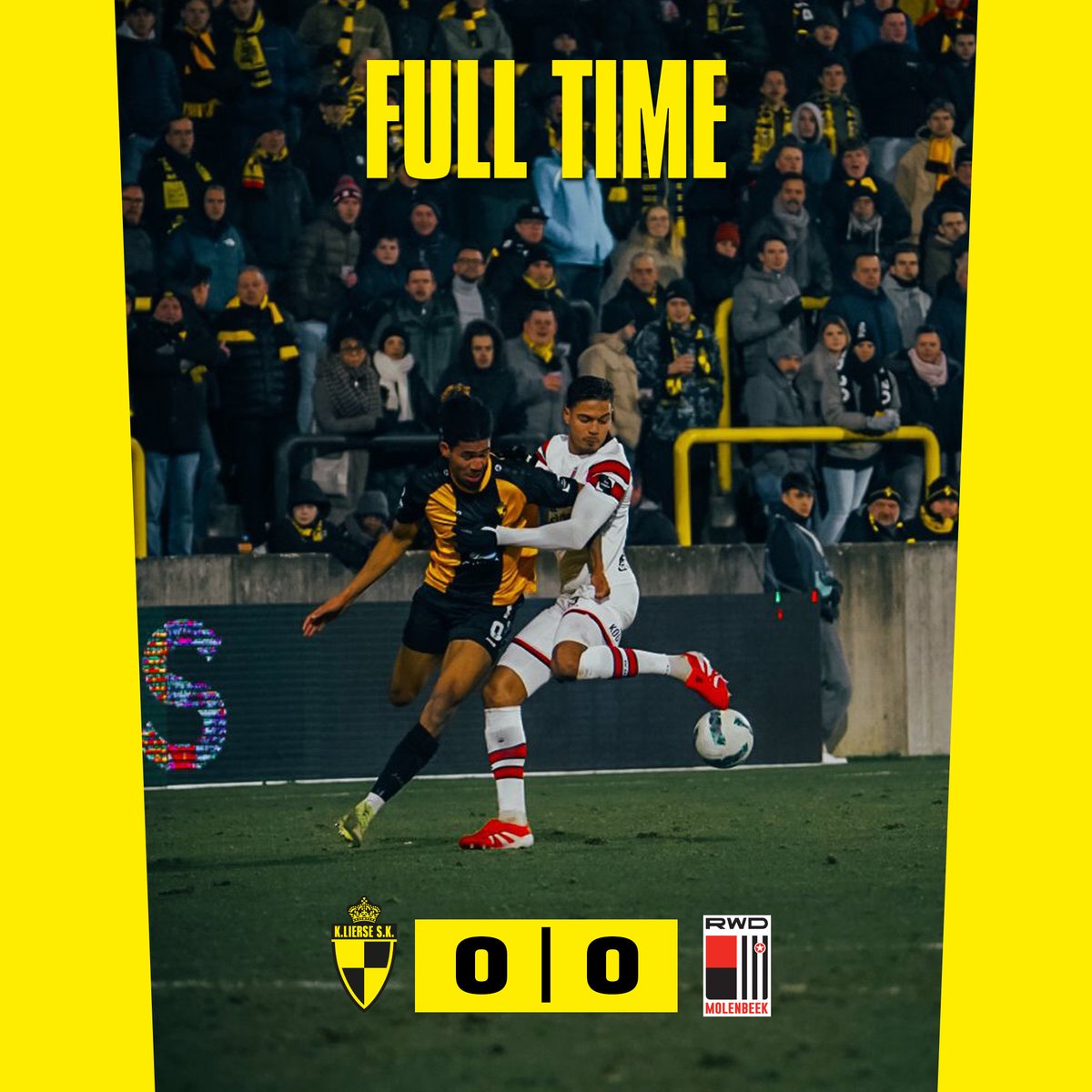 ⏱ EINDE WEDSTRIJD | 0️⃣ - 0️⃣ | Een strijdend Lierse behaalt een punt tegen RWDM 47 - Officiel #LIERWDM