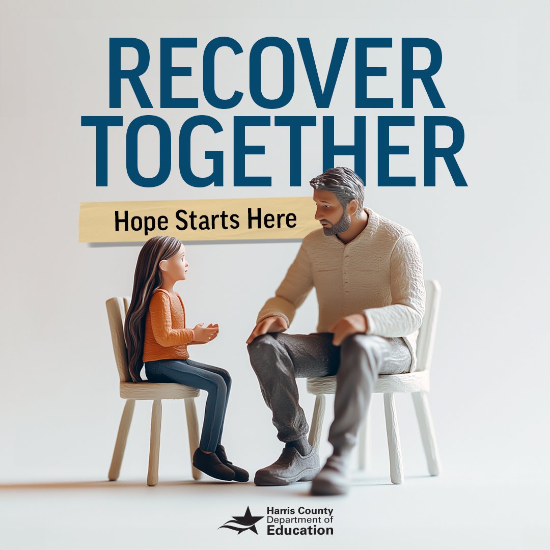 HCDEtx's tweet photo. Teen drug addiction isn’t just a personal struggle—it’s a community issue. Recovery is possible when we replace judgment with understanding and take action to support those in need. Visit https://t.co/K1DvYc71nN to discover how you can be part of the solution. #RecoverTogether https://t.co/KuVukD5MHk