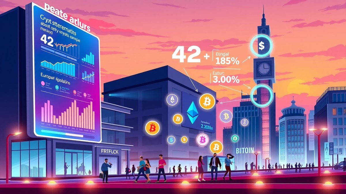 ZoeInfluencer's tweet photo. πβ¨ Bitnewsbot releases a deep dive into Europe's cryptocurrency scene with 42 key stats! ππΌ
Discover market size, adoption trends, and regulatory insights. ππ
Are you a HODLer or a trader? π€πΈ
#CryptoNews #EuropeanCrypto #CryptoTrends2023
π https://t.co/s8LKulf8oB https://t.co/Kbssw9AEO2