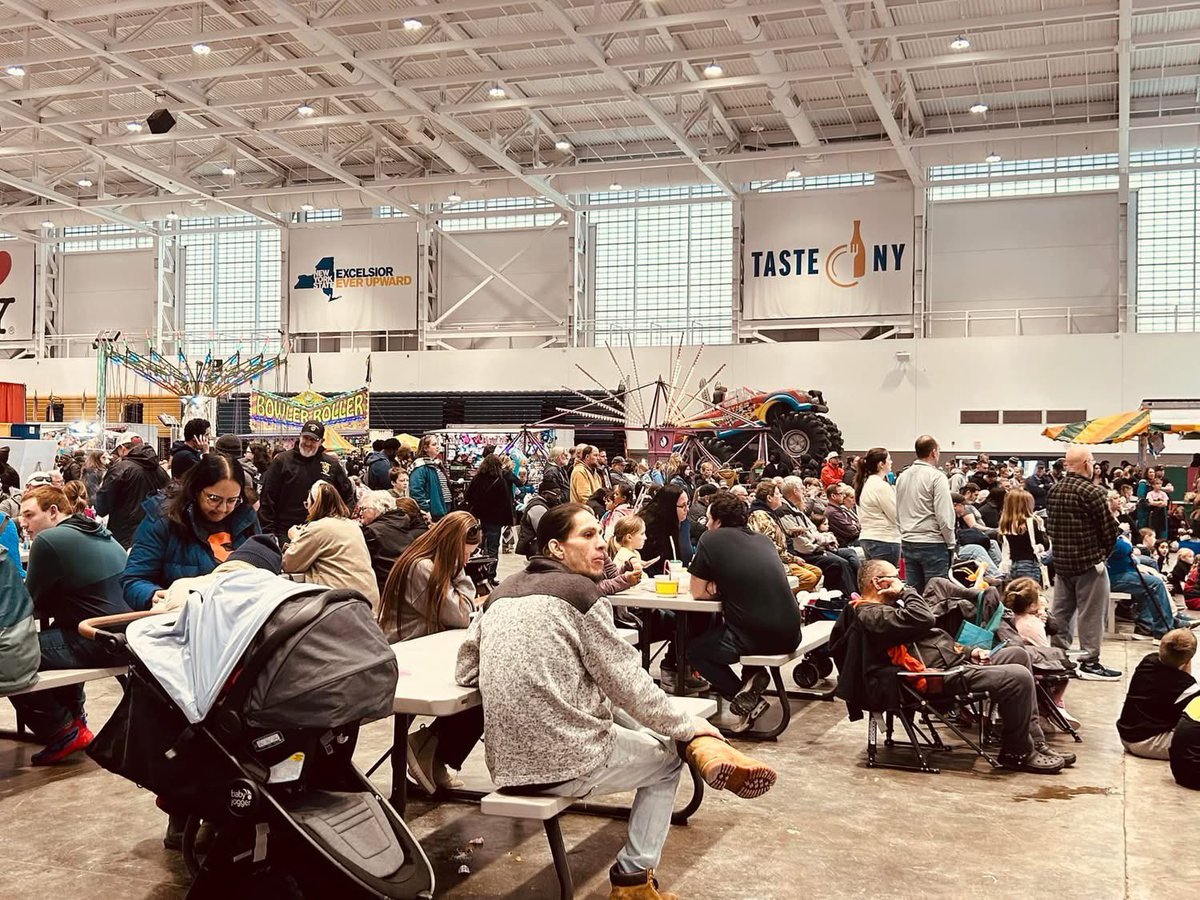 Come in out of the cold and make a few memories at Winter Fair! It’s a little taste of The Great New York State, indoors. The event continues tomorrow (Sunday) so enjoy the music, entertainment, culture and food!
#winterfair